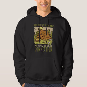 Wifi-familjens bindningsannonser för Forest Campin Hoodie