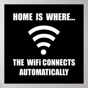WiFi för hemmet Poster