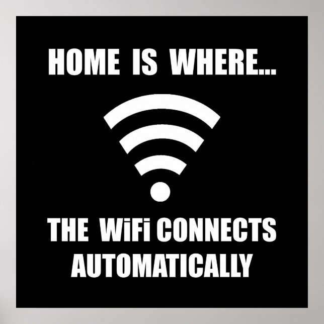 WiFi för hemmet Poster (Framsidan)