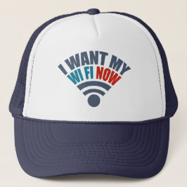 WiFi-hattar Truckerkeps