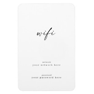 WiFi Information Kylare Magnet