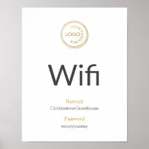 WiFi-information - lägg till din Logotyp