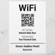 WiFi-instruktioner med QR-kod