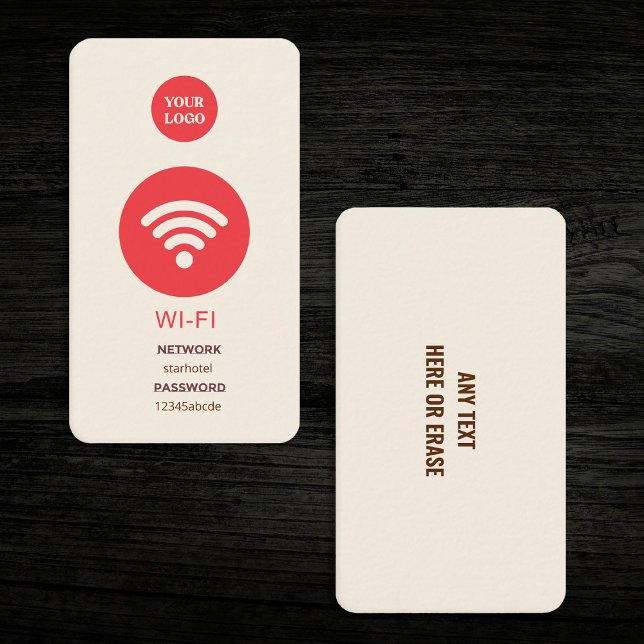 Wifi Internet Hotel Cafe-Affärskort Visitkort (Wifi Internet Hotel Cafe Business Cards)