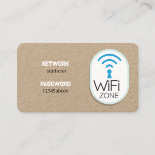 Wifi Internet Premium Visitkort