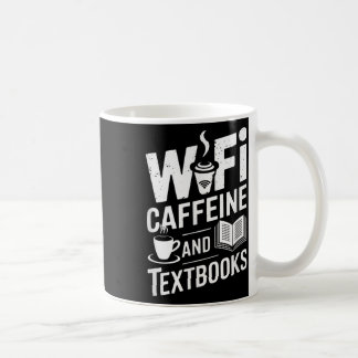 Wifi Kaffe Och Läroböcker Kaffemugg