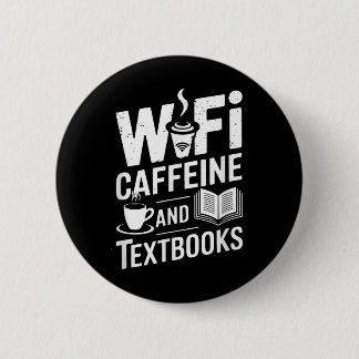 Wifi Kaffe Och Läroböcker Knapp