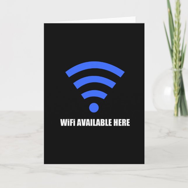 Wifi-kort som finns här kort (Framsida)
