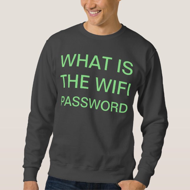 wifi lång ärmad tröja (Framsida)