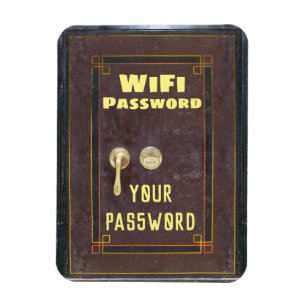 WiFi-lösenord Magnet