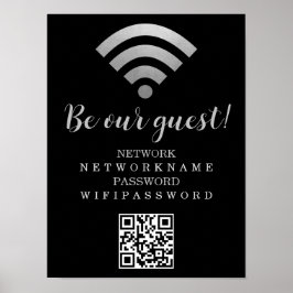 Wifi-lösenord och nätverkspersonalisering poster