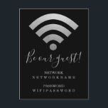 WiFi-lösenord och nätverksPersonlig Vykort<br><div class="desc">Wifi-vykort för lösenord och nätverks-Personlig - perfekt för hotell,  gästhus,  företag med mera - Wi-fi-informationskort för personlig anpassad design från Ricaso</div>