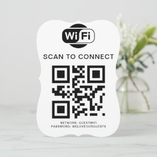 WiFi-lösenord   QR-kodsökning för anslutning Inbjudningar
