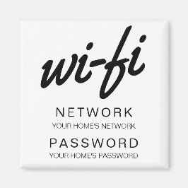 WiFi Lösenordskylare Magnet