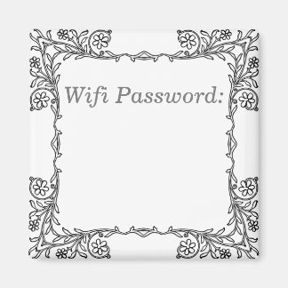 WiFi-lösenordsMagnet Magnet