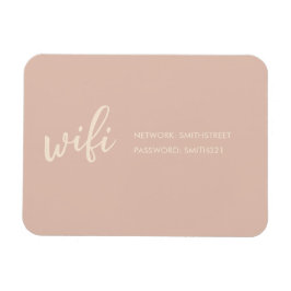 WIFI-lösenordssignering Magnet