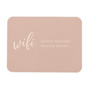  WIFI-lösenordssignering Magnet