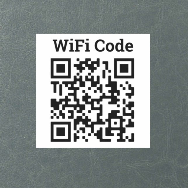 Wifi QR-kodsetikett Klistermärken (Skapare uppladdad)