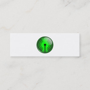 WiFi-symbol Mini Visitkort