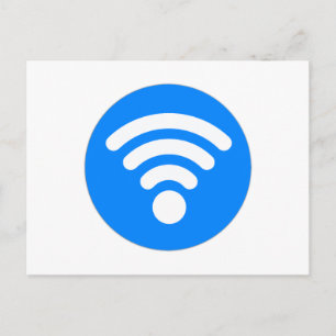 Wifi Symbol Vykort