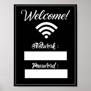 WiFi-tecken Poster