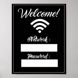 WiFi-tecken Poster
