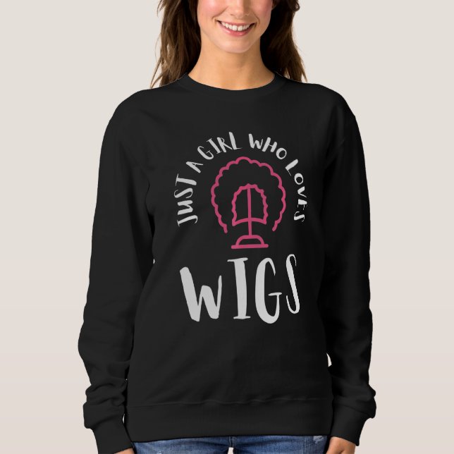 Wig Designer artificiellt hårslit och Wig Maker T Shirt (Framsida)