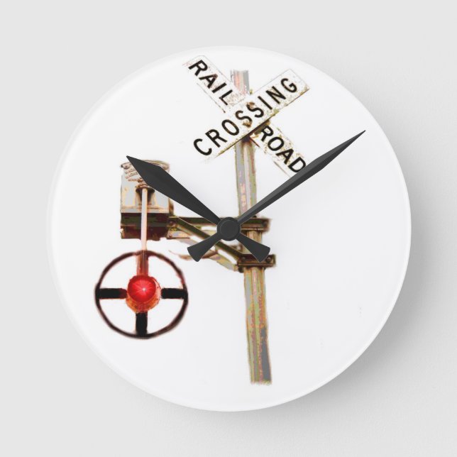 Wig Wag Signal Rund Klocka (Framsida)