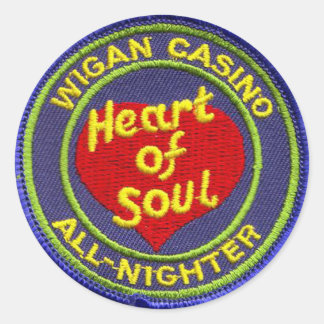 Wigan Casino All-Nighter Runt Klistermärke