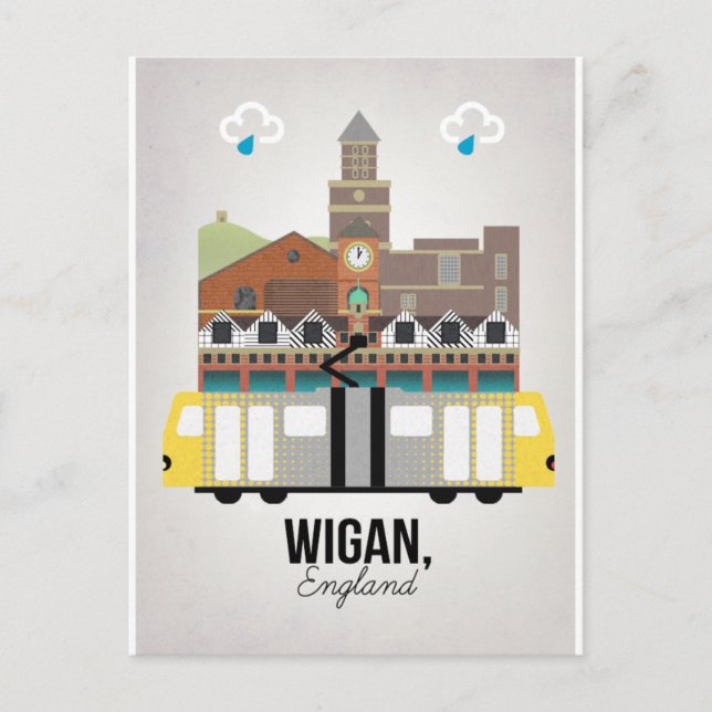 Wigan Vykort (Framsida)