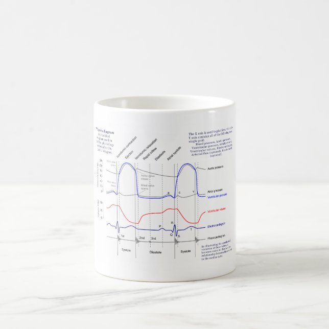 Wiggers diagram kaffemugg (Center)