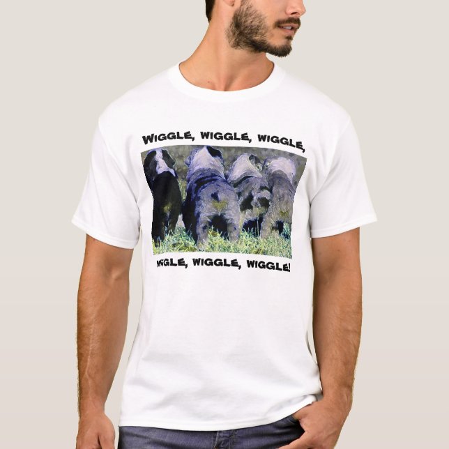 Wiggle knuffar skjortor t-shirt (Framsida)