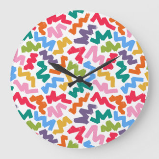 Wiggle wiggle contemporary clock stor klocka