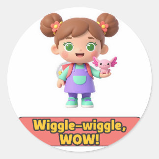 Wiggle Wow Roliga Barn Klistermärke