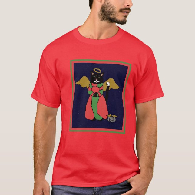 Wigglebottom katt och MouseAngels T-shirt (Framsida)