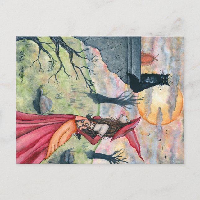 Wiggles och häxavykortet vykort (Framsida)