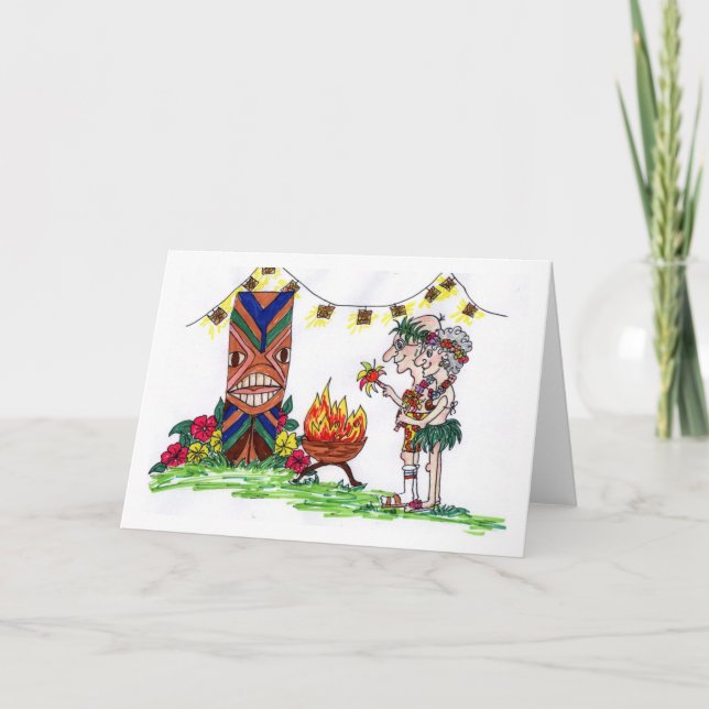 Wigglesworths på luauen kort (Framsida)