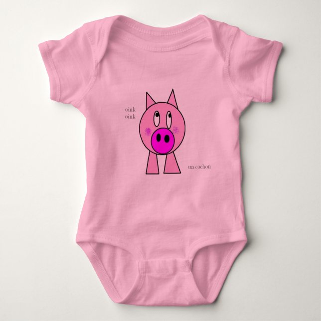 Wiggly Piggly T-shirt (Framsida)