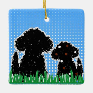 WiggyDogs Julgransprydnad Keramik