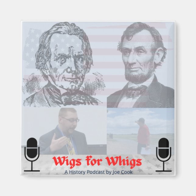 Wigs for Whigs logotyp magnet (Framsidan)