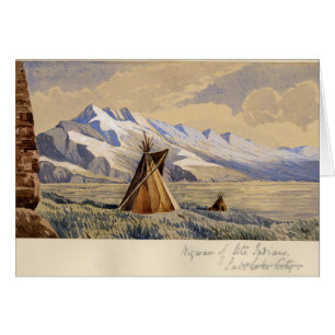 Wigwam av Uteindier, Salt Lake City Hälsningskort