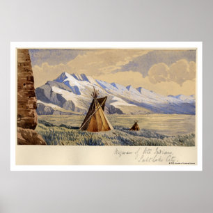 Wigwam av Uteindier, Salt Lake City Poster