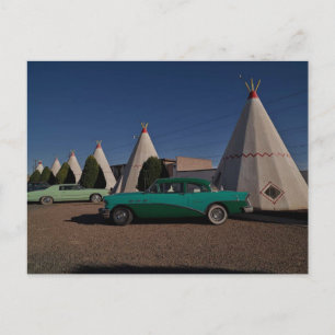 Wigwam Motel U.S. Route 66 i Holbrook, Arizona Vykort