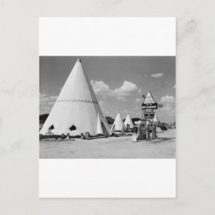 Wigwam Village, Cave City, Kentucky: 1940 Vykort