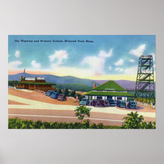 Wigwams och det Westerna toppmötet Poster (Framsidan)