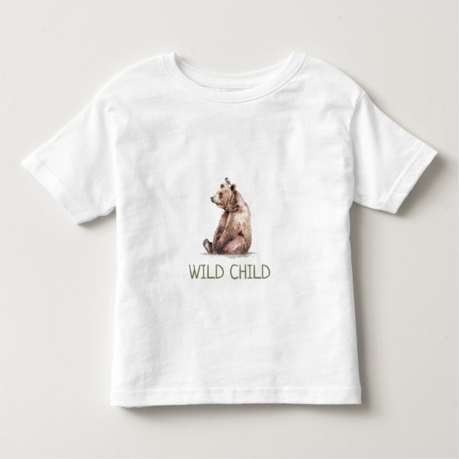 WiILD-trädsbjörn | Baby Småbarn T-Shirt (Framsida)