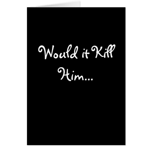 WIKH Ser#09 VAR ÄR AFFEKTIONEN! Hälsningskort (Framsidan)