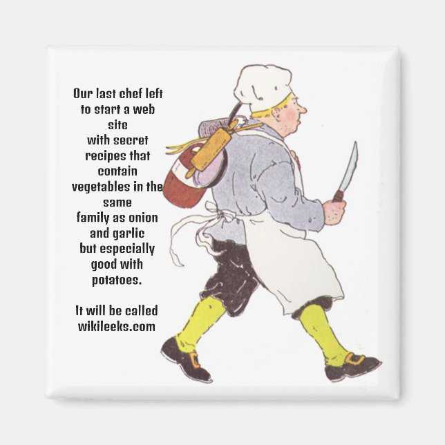 "Wiki-LEEKS" Magnet (Framsidan)