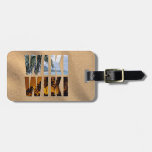 Wiki Wiki Hawaiian Expression Beach Luggage Taggs Bagagebricka