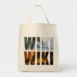 "Wiki-Wiki" (skynda på!) Tote Tygkasse